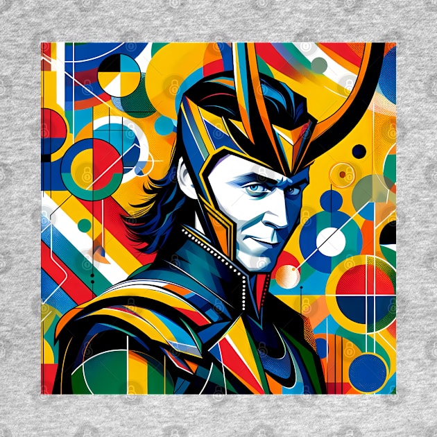 Loki: Abstract Modern by Delulu Designs